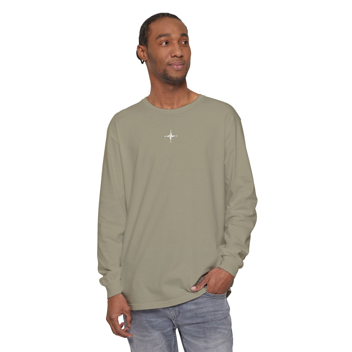 COMPASS - Proverbs 3:5-6 (long sleeve in Blue Spruce, Sandstone, or Midnight)