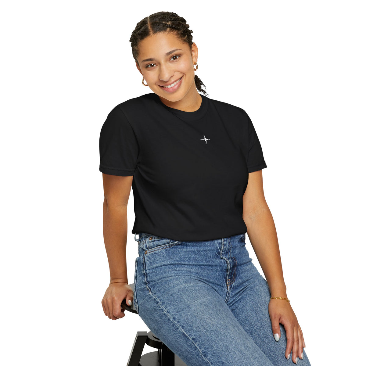 COMPASS - Proverbs 3:5-6 (short sleeve in Midnight, Grey or Black)