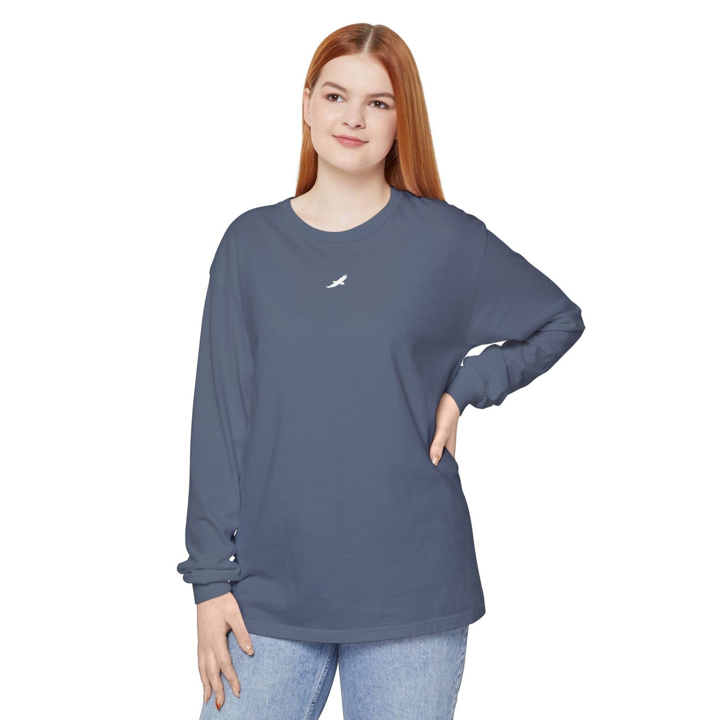 SOAR - Isaiah 40:31 (long sleeve in Blue Jean, Midnight or True Navy)