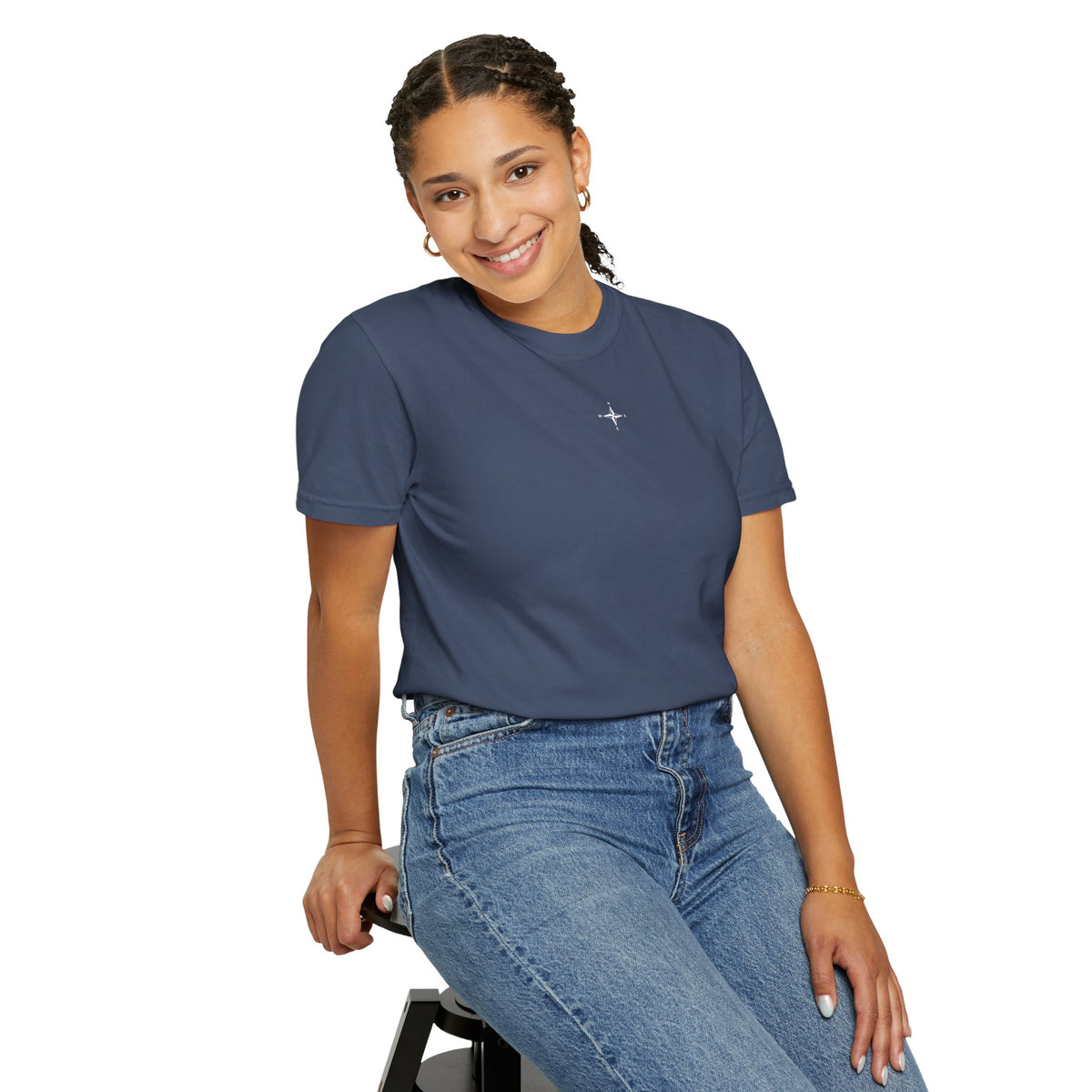 COMPASS - Proverbs 3:5-6 (short sleeve in Midnight, Grey or Black)