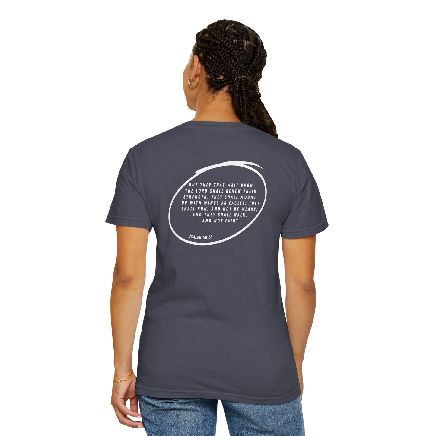 SOAR - Isaiah 40:31 (short sleeve in Ice Blue, Navy or China Blue)