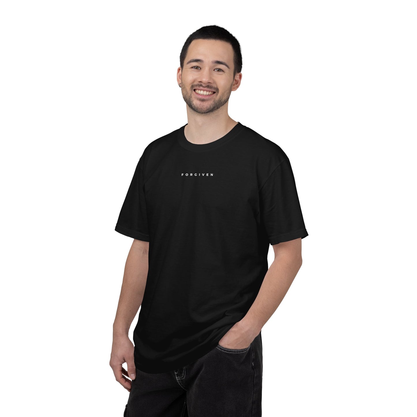 FORGIVEN - 1 Timothy 1:15 (short sleeve in Black, Berry or Denim)