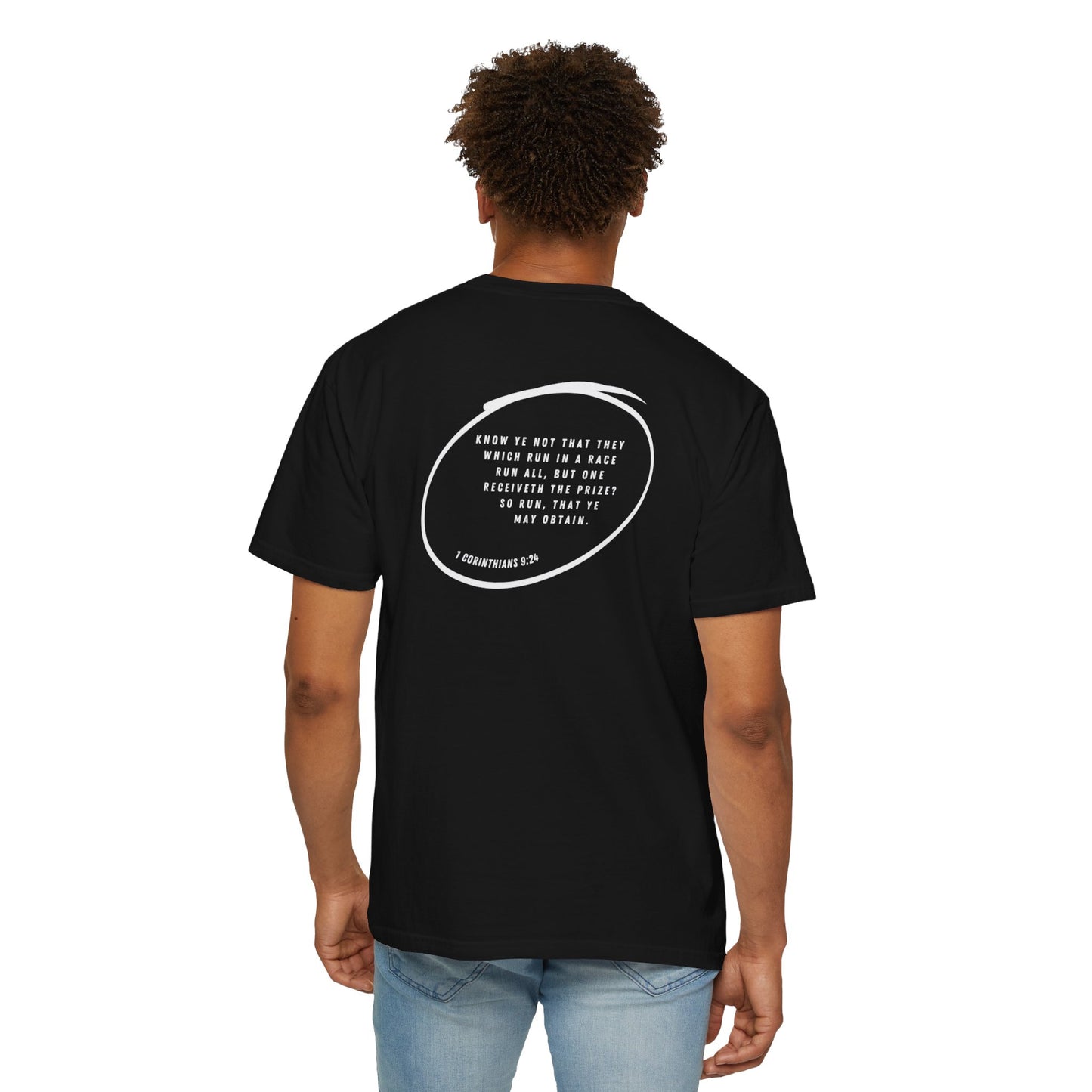 RUN - 1 Corinthians 9:24 (short sleeve in Black, Berry or Midnight)