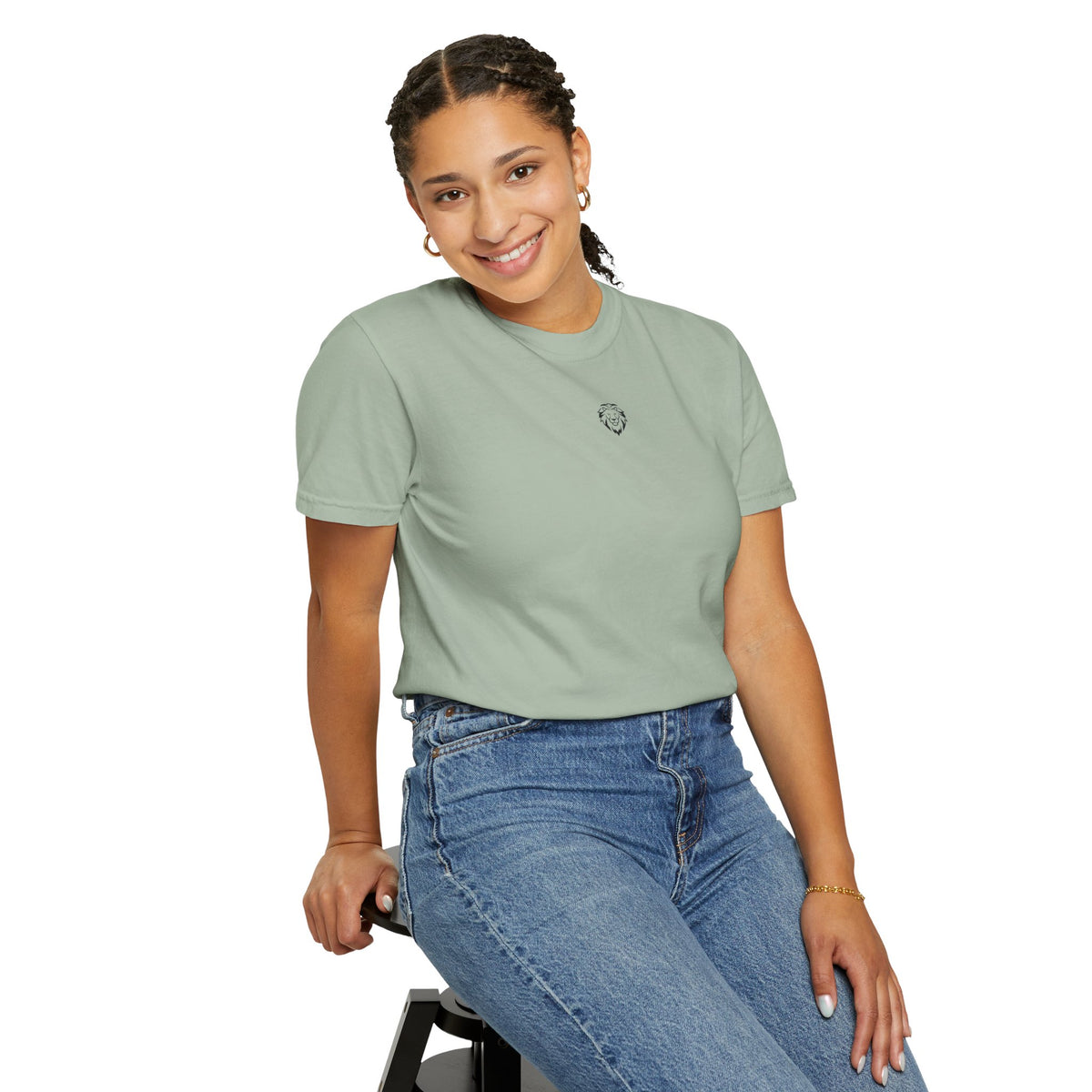 COURAGE - Joshua 1:9 (short sleeve in Grey, Bay or Chambray)