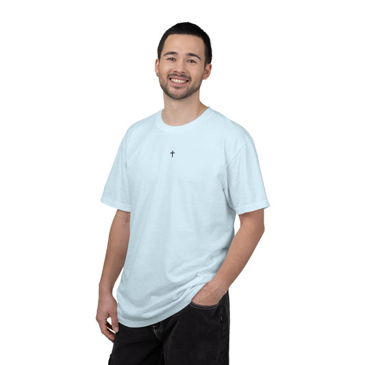 CROSS - Matthew 16:24 (short sleeve in Grey, Bay or Chambray)