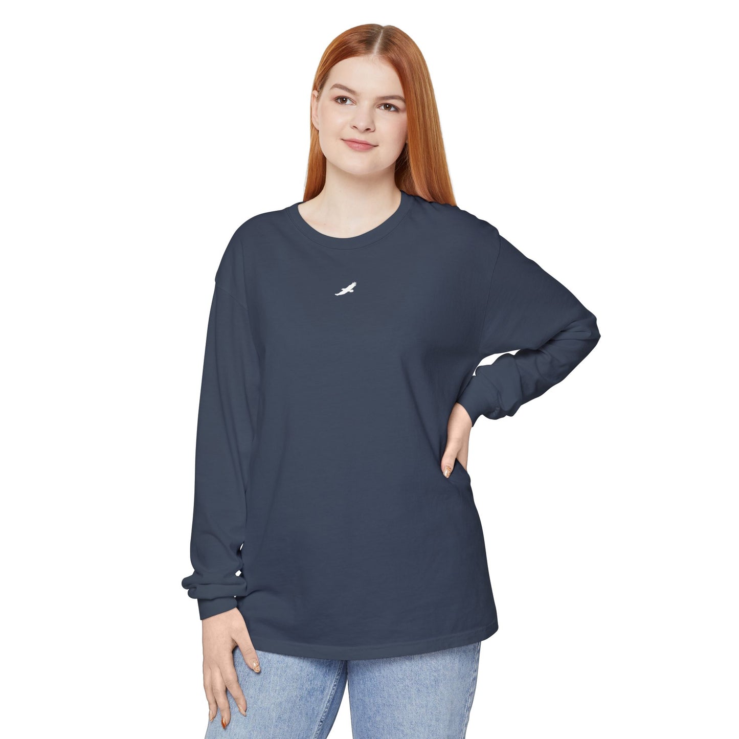 SOAR - Isaiah 40:31 (long sleeve in Blue Jean, Midnight or True Navy)
