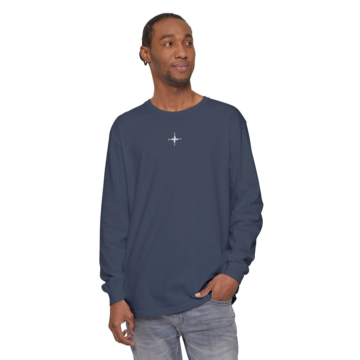 COMPASS - Proverbs 3:5-6 (long sleeve in Blue Spruce, Sandstone, or Midnight)
