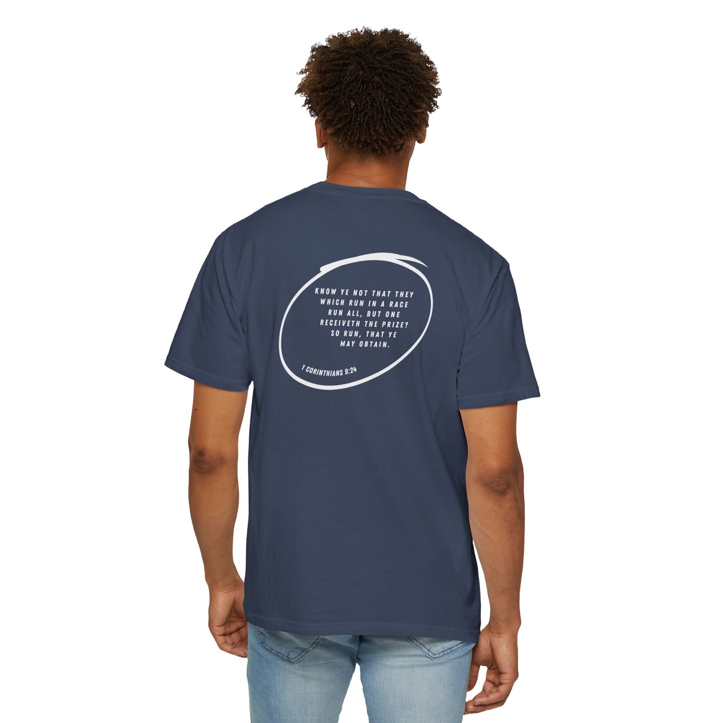 RUN - 1 Corinthians 9:24 (short sleeve in Black, Berry or Midnight)