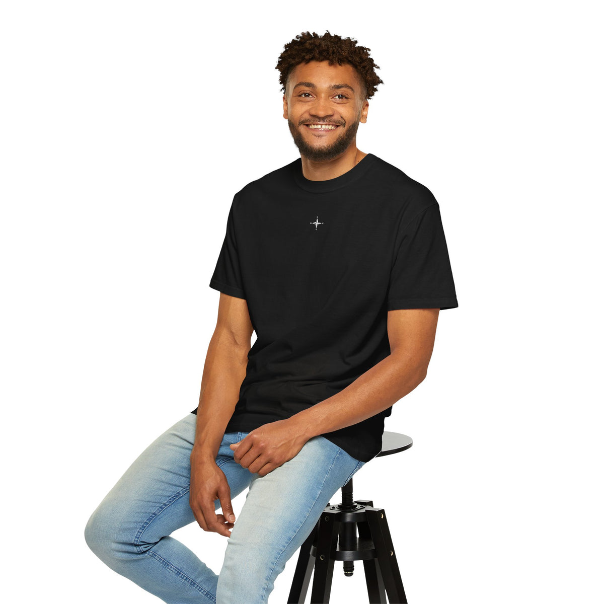 COMPASS - Proverbs 3:5-6 (short sleeve in Midnight, Grey or Black)