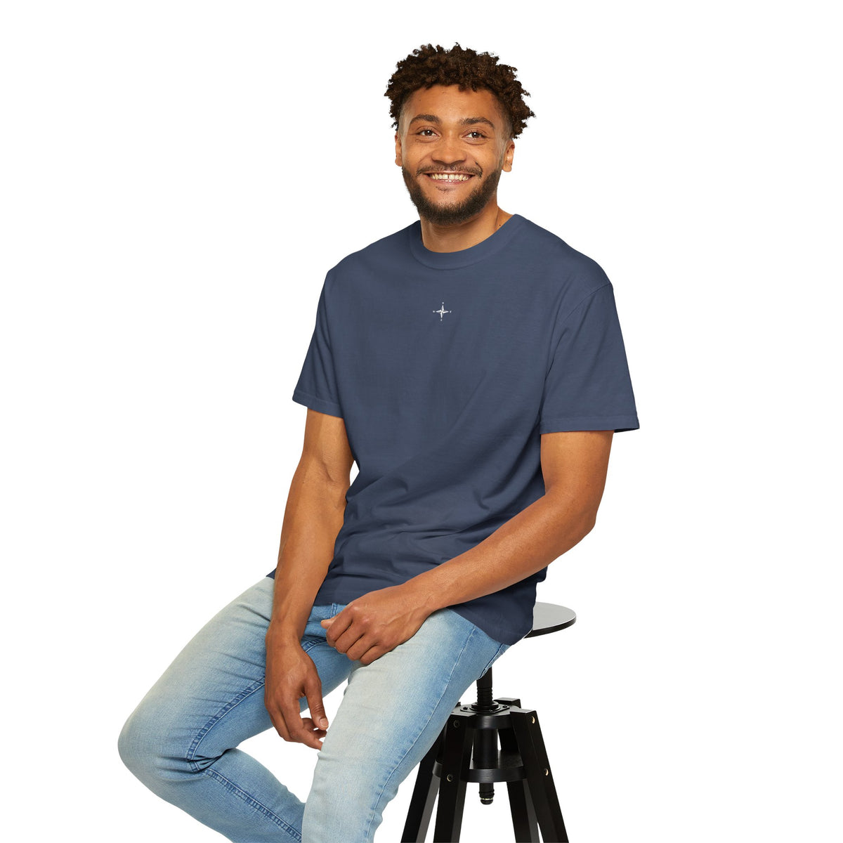 COMPASS - Proverbs 3:5-6 (short sleeve in Midnight, Grey or Black)