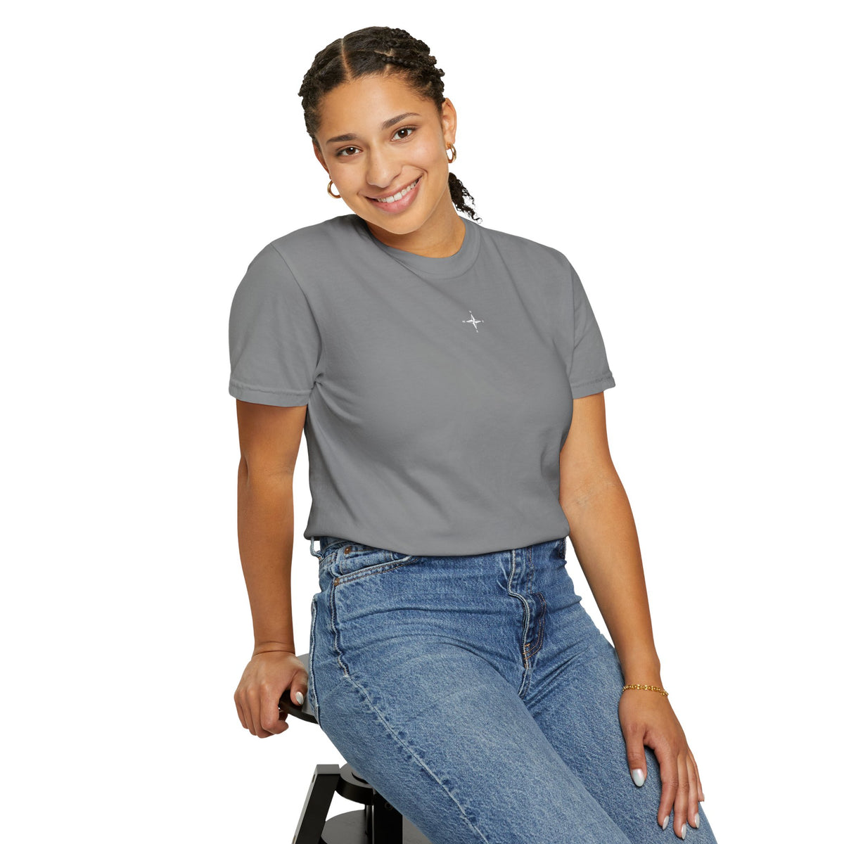 COMPASS - Proverbs 3:5-6 (short sleeve in Midnight, Grey or Black)